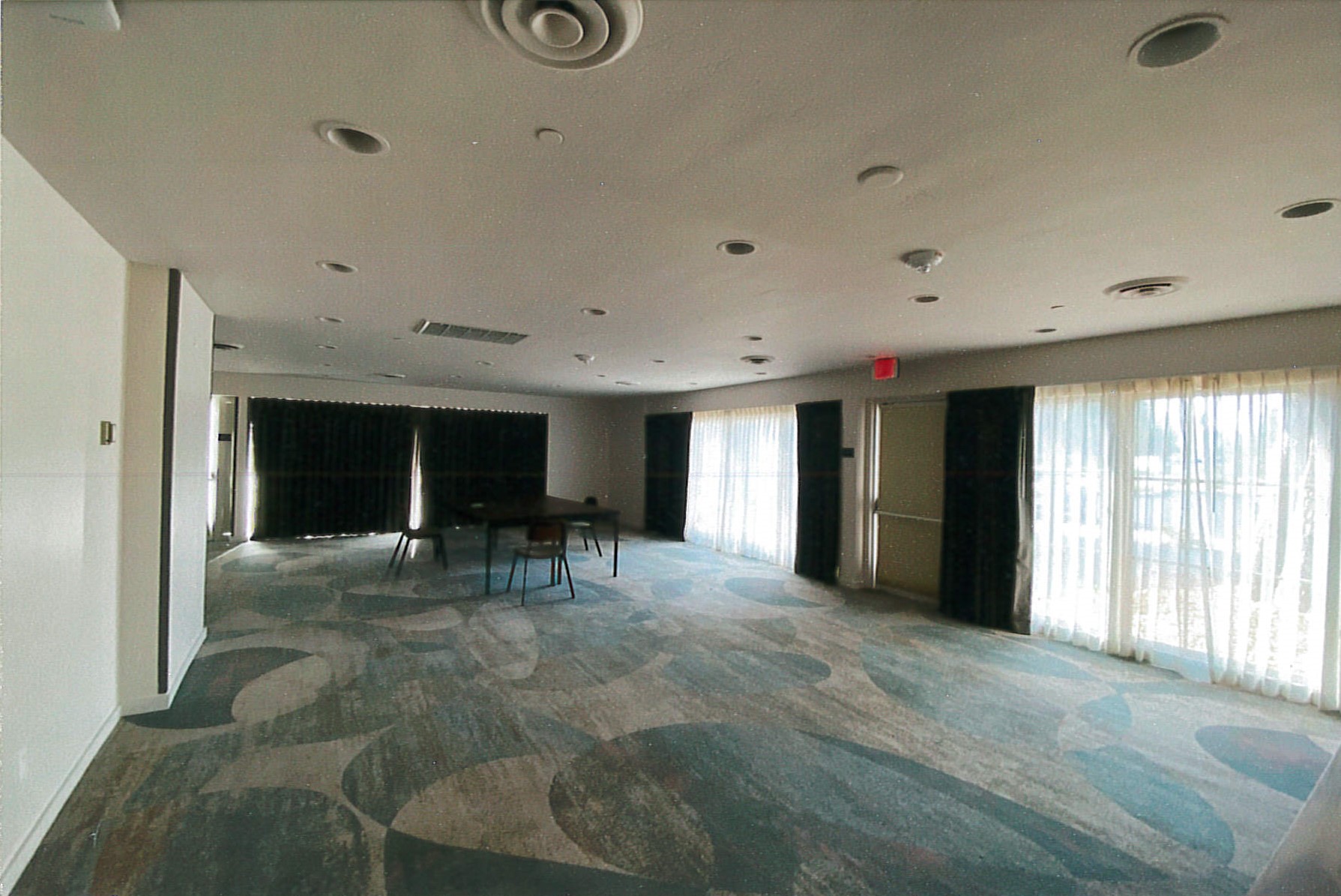 Renovated resort conference room, the 